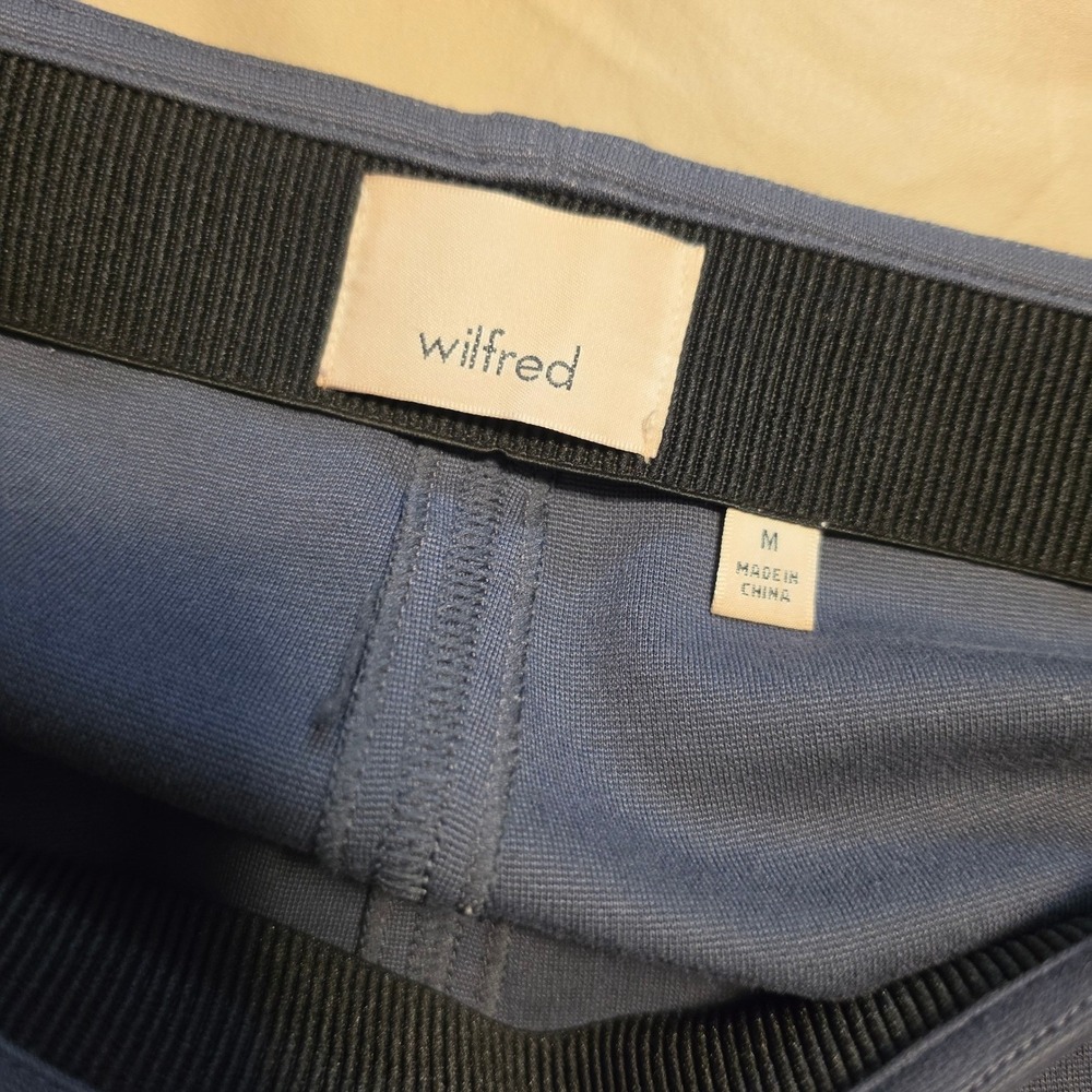 Aritzia Wilfred Charcoal Gray Ponte Knit Pencil Midi Skirt Size Medium - Picture 9 of 9